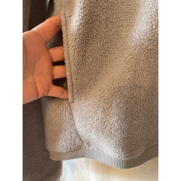 Nike Peloton Scuba Logo Sweatshirt Women Gray with Black Size Small Fleece - Picture 6 of 8